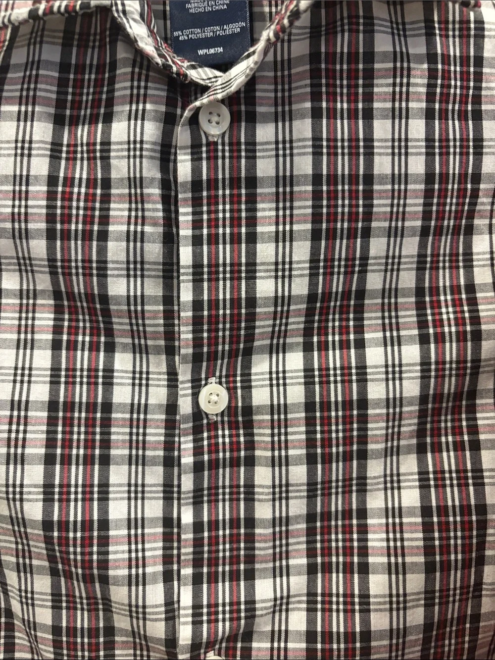 Izod Boys Red Pullover Sweater and Plaid Button-Up Shirt Set size 8